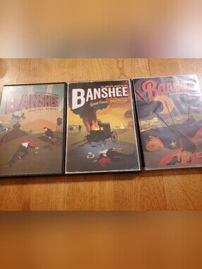 BANSHEE: Complete Season 1-3 w/Slipcovers (3 DVD Box Sets) HBO/Cinemax Series!